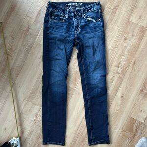 AE super stretch skinny jeans, 8 short